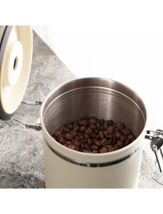 MUVNA - Coffee Storage Canister Creamy White 250g