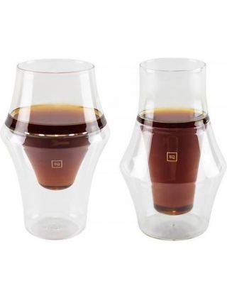 Kruve - EQ Glass Excite & Inspire - Double Walled Borosilicate Glass - Set of 2