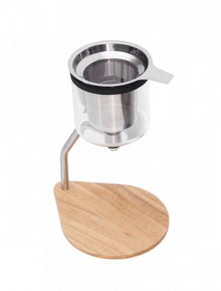 Joy Resolve - Manual Coffee & Tea Brewer Oak Wood Base